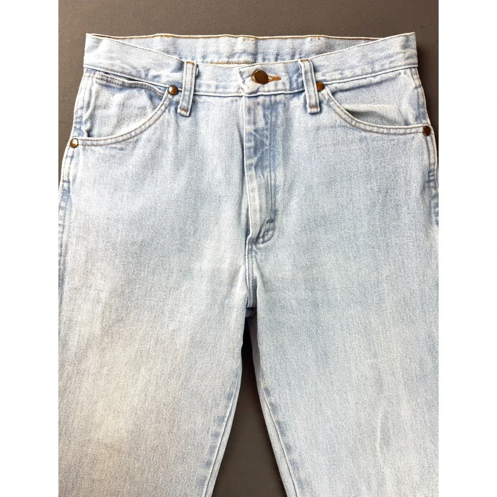 Wrangler 936GBH Women's Fit 30x32 Light Wash Western Jean EUC Stagecoach Fest